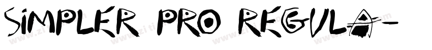 Simpler Pro Regula字体转换
